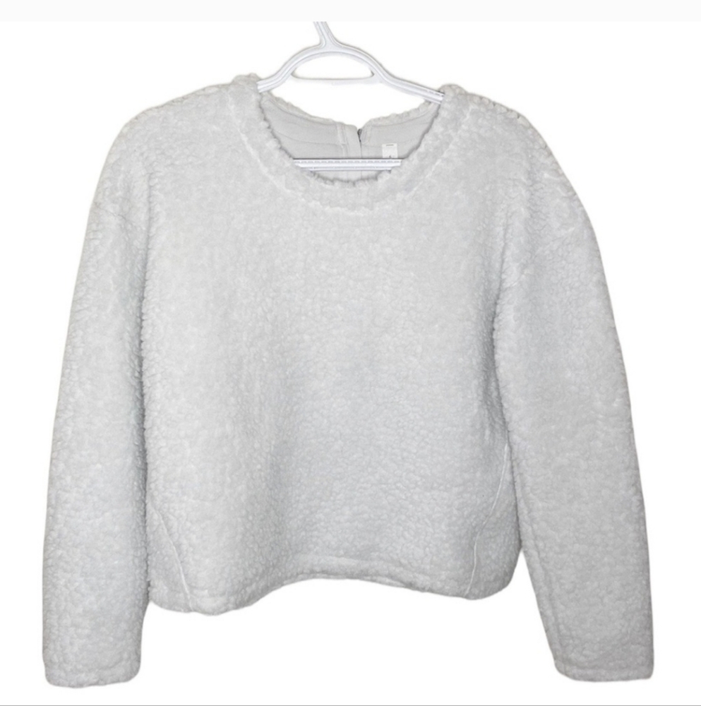 Lululemon Wool Whenever Crew sweatshirt in vapor size 6